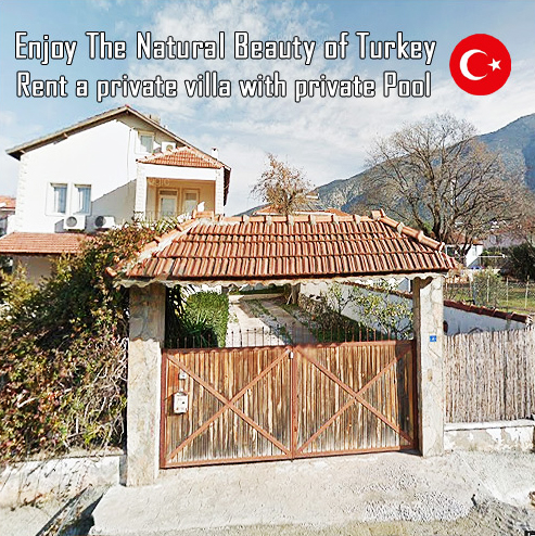 Oludeniz turkey villa front